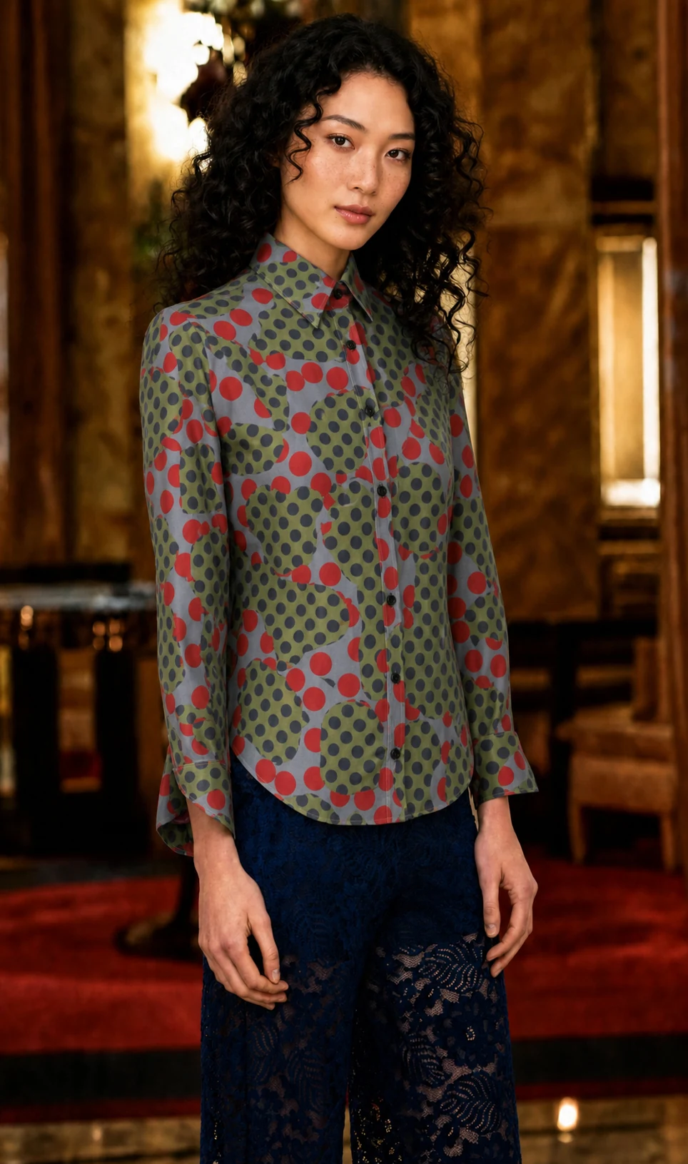 Camicia Donna M/L DAN Roma · studio editoriale AW 2026/27