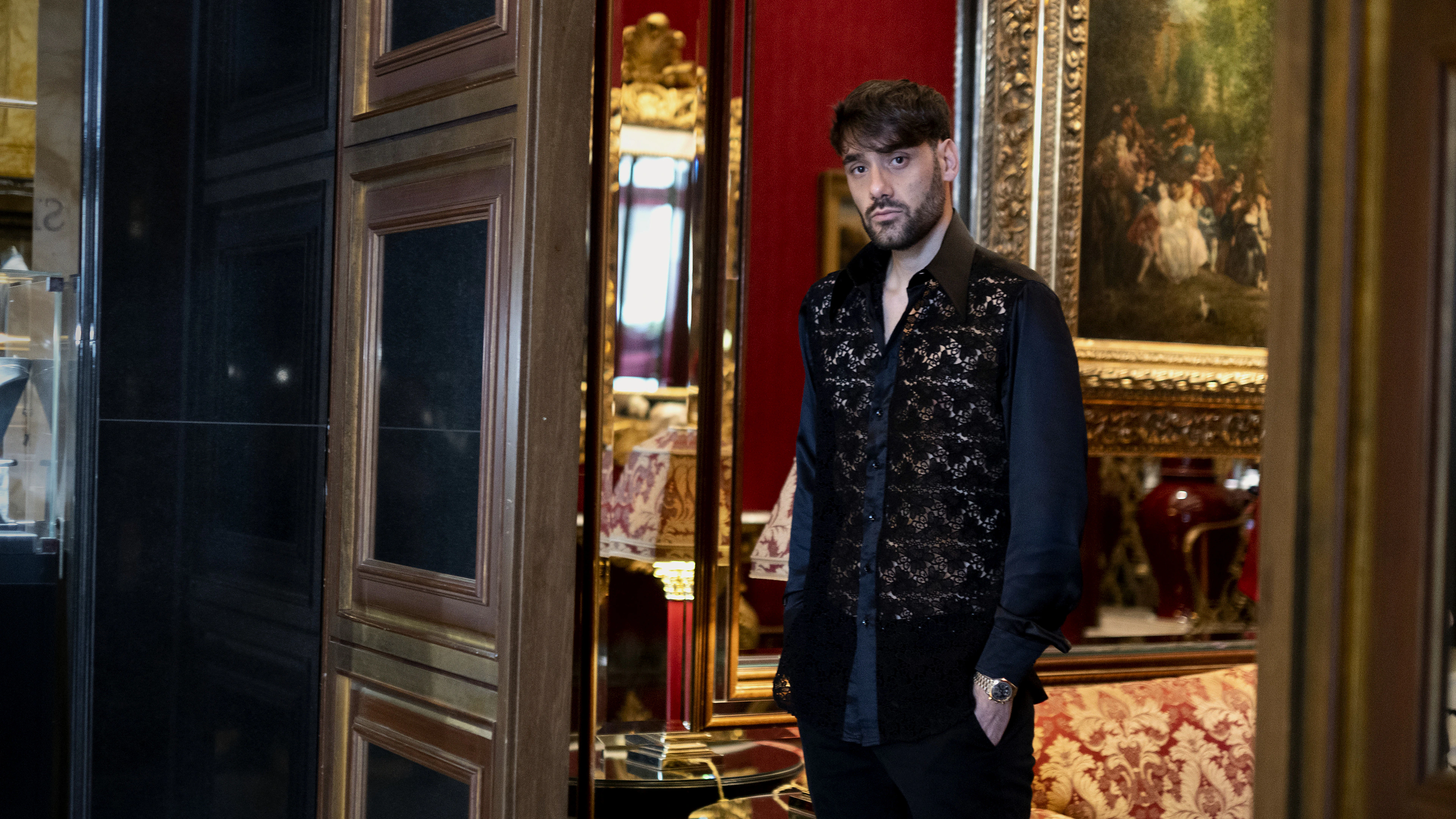 Federico, fotografia reale DAN Roma · AURA Uomo AW 2026/27