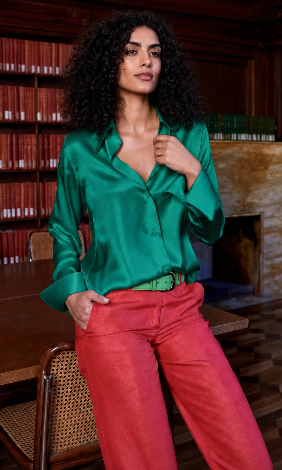 Camicia Capua in satin SS 350