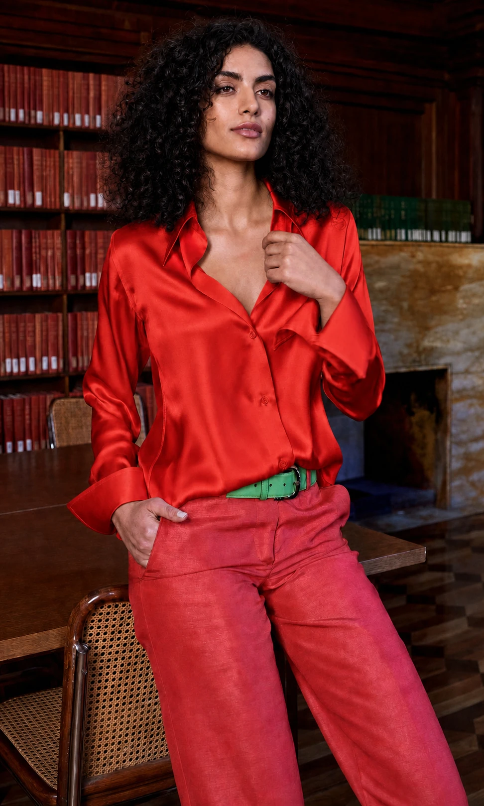 Camicia Capua in satin SS 610